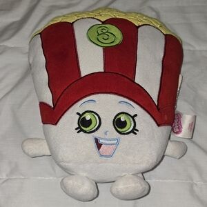 Shopkins 12" Poppy Corn Popcorn Bucket Plush Stuffed Animal 2013 Moose Toy